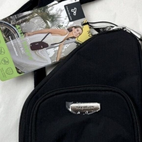 Travelon Anti-TheftCompact Essentials Mini Crossbody Bag NWT, travel bag, purse - Picture 9 of 12